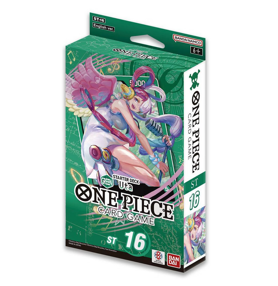 one piece trading card game starter decks One Piece Trading Card Game: Green Uta Starter Deck ST16 – Ralphie's Funhouse