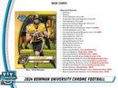 2024 Bowman University Chrome Football 7-Pack Blaster Box