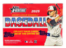2025 Topps Heritage Baseball 8-Pack Blaster Box