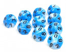 10 piece D10s - Cumulus Cloud