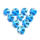 10 piece D10s - Cumulus Cloud