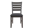 Harper and Bright Gray Rustic Wood Dining Set with Bench (No Table)