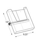 Azar Sky Tower Display Kit with 22W x 28H Snap Frame and Brochure Side Pockets