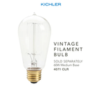 Kichler Braelyn 3 Light 24Inches Seeded Glass Vanity Light