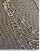 Style and Co Bead and Imitation Pearl Layered Strand Necklace