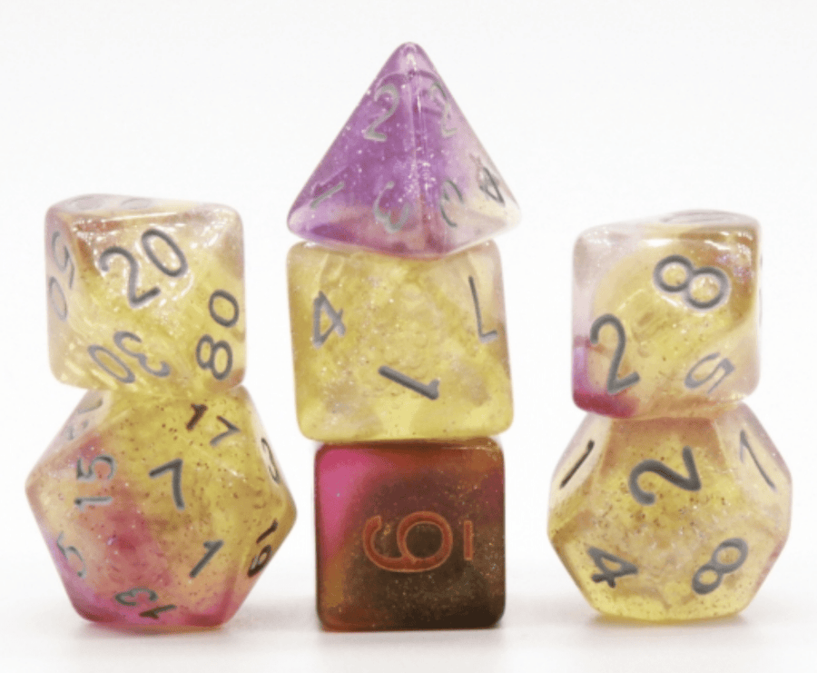 Dreamy Galaxy RPG Dice Set
