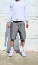 Neo Blue Denim Shorts