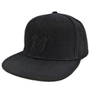 Solid Black "NJ" Hat