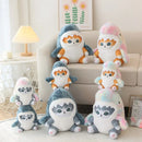 Kawaii Shark Cat Plush Toy – Soft Colorful Stuffed Doll for Kids