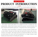 Customized remote-controlled robot lawn mower 550mm fully automatic lawn trimmer four-wheel drive