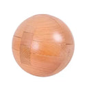 Wooden Kongming Lock Sphere Puzzle | 3D Brain Teaser Toy for Kids & Adults