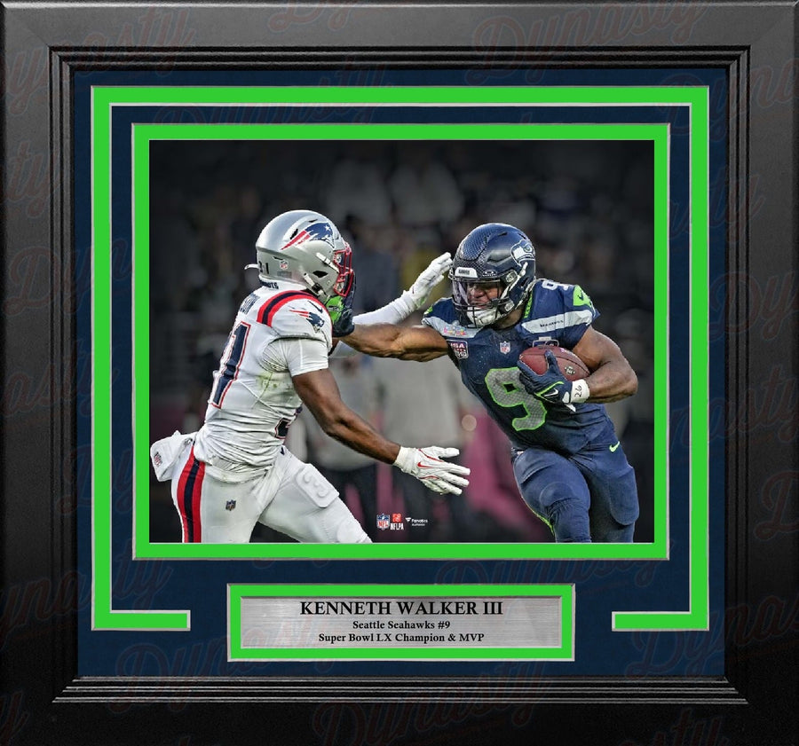 Kenneth Walker Super Bowl LX Stiff-Arm Seattle Seahawks 8