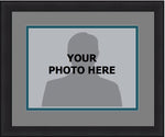 MLB Baseball Photo Picture Frame Kit - Seattle Mariners (Gray Matting, Northwest Green Trim)