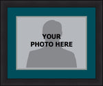 MLB Baseball Photo Picture Frame Kit - Seattle Mariners (Northwest Green Matting, Gray Trim)