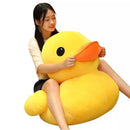 Kawaii Big Yellow Duck Plush – Cute Soft Mini Cartoon Stuffed Toy