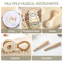 Montessori Musical Instruments Baby Toys | Drum & Xylophone for 0–12 Months