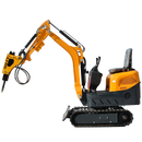 Mini Excavator 1.2 Ton New Crawler Excavator With Attachment Mini Digger Multifunctional Mini Small Excavator 1 Ton 1200kg