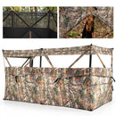 See-Through Hunting Blind Panel with Dog Door Pop up Waterflow Blind for 1-3 People