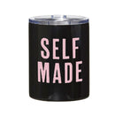 Self Made Stainless Steel Tumbler in Black and Pink
