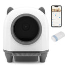 Self-Cleaning Litter Box with App Control for Multi-Cat Homes