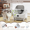 Self-Cleaning Cat Litter Box with APP Control & Open Top