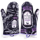 Set of 2 Witch Herbs Oven Mitt | Pot Holders Hanging Oven Gloves Set