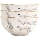 Set of 3 Cheetah Ceramic Bowls  | 3 Set of Dinnerware Dish Pot | 4.25” x 2.5”