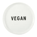 Set of 3 Vegan Ceramic Dish 5.25" Appetizer Plates