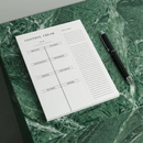 Set of 4 Copy of Control Freak Weekly List Notepad | 8.5" x 11" Desk Planner