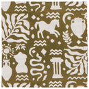 Set of 4 Olympus Block Print Napkins | Table Dinner Cloth Napkin | 18" x 18"