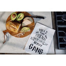 Set of 4 You & I Are More Than Friends, We're Like a Really Small Gang Funny Snarky Dish Cloth Towel | Funny Tea Towel