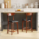 24-Inch Upholstered Counter Height Dining Chairs, Set of 2