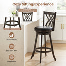 Counter Height Swivel Bar Stools Set of 2 - 29 Inch