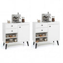 31" Buffet Cabinet Set of 2 with Drawers and Shelves