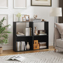 3-Tier Bookshelf with Open Storage - Set of 2