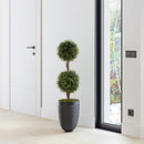 Set of 2 Artificial Double Topiary Ball Trees