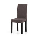 Set of 2 Dining Chair Mid-Century Modern Fabric Upholstered Parson Chairs