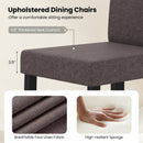 Set of 2 Dining Chair Mid-Century Modern Fabric Upholstered Parson Chairs