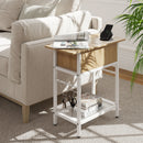End Table Set with Charging Station & Hidden Compartment