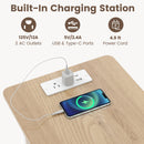 End Table Set with Charging Station & Hidden Compartment