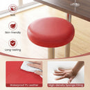 Height Adjustable Swivel Bar Stool Set of 2 - Red