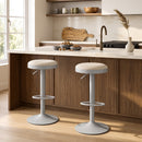 Adjustable Bar Stools Set of 2 with Padded Seat