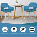 Set of 2 Modern Accent Armchairs