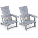 Adirondack Chairs Set of 2 with Cup Holders