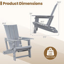 Adirondack Chairs Set of 2 with Cup Holders