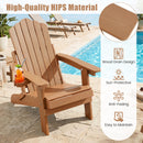 Folding Adirondack Chairs Set of 2 with Adjustable Backrest