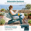 Folding Adirondack Chairs Set of 2 with Adjustable Backrest