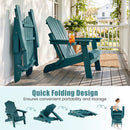 Folding Adirondack Chairs Set of 2 with Adjustable Backrest