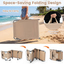 Adjustable Tanning Chaise Lounge Set of 2 with Face Hole