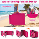 Adjustable Tanning Chaise Lounge Set of 2 with Face Hole